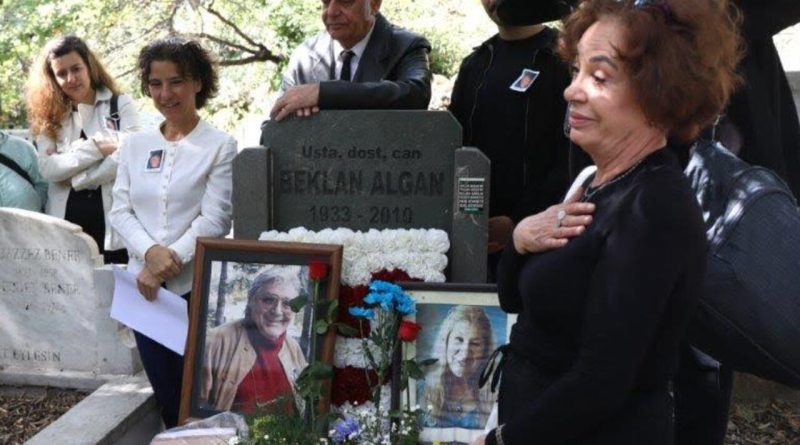 Here is a possible text: Törenle Anıldı: Beklan Algan, Vefatının