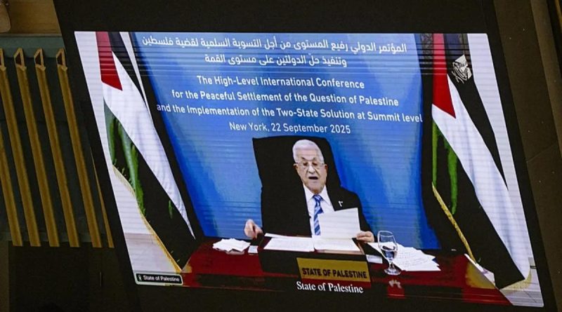 Filistin'i 6 ülkenin tanıması, adil barışın sağlanması için önemli bir