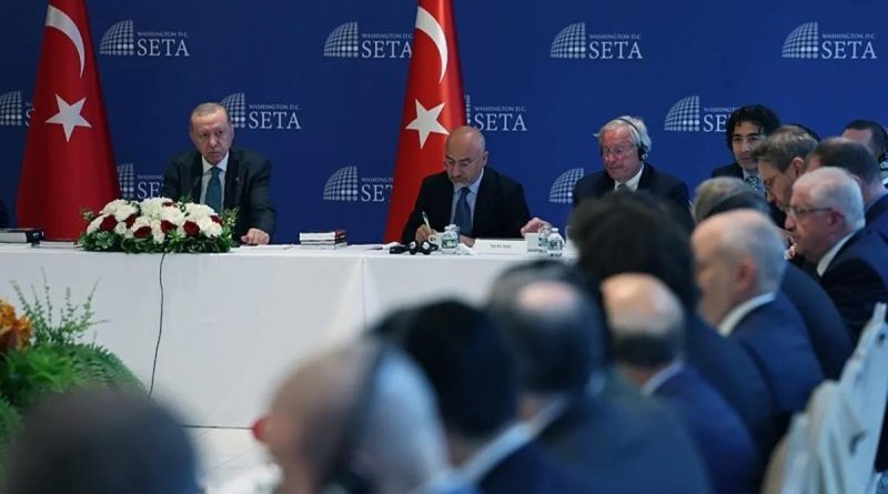 Başlık: Erdoğan, ABD Düşünce Kuruluşu Temsilcileriyle Bir Araya Geldi İçerik: