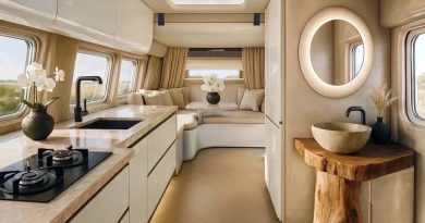 Lüks Camper Van, Penthouse Gibi Yolculuk Yapıyor Luxury camper van,