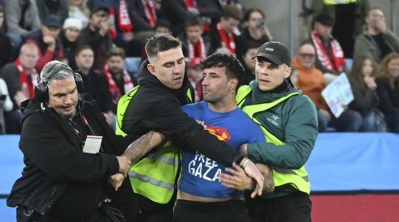 Here is the requested Turkish content: Norveç Taraftarı Sahaya Atladı: