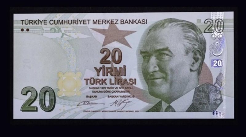 Merkez Bankası Açıkladı: Yeni 20 Liralardan Tedavüle Giriş Türk Lirası