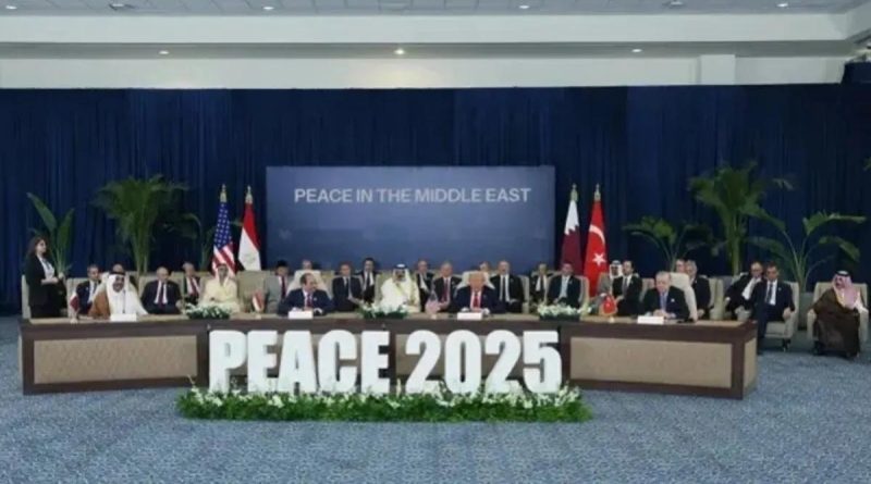 Başlık: Gazze için tarihi zirvede dikkat çeken görüntü: Trump'ın Erdoğan