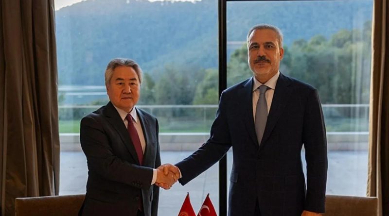 Başlık: Dışişleri Bakanı Fidan, Kırgız mevkidaşı Kulubayev ile Azerbaycan'da görüştü