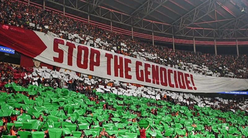 Here is a new content in Turkish: Galatasaray Taraftarlarının Filistin'e