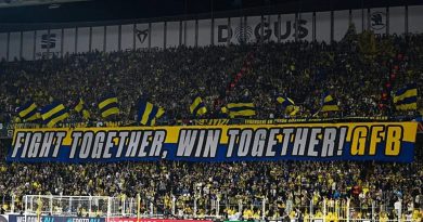 Here is a Turkish text that meets the requirements: Fenerbahçe'de