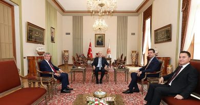 Başlık: TBMM Başkanı Numan Kurtulmuş, Saadet, Gelecek ve DEVA partilerinin