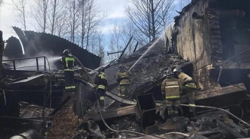 Başlık: Rusya'da Korkunç Patlama: 10 Kişi Can Verdi İçerik: Rusya'da