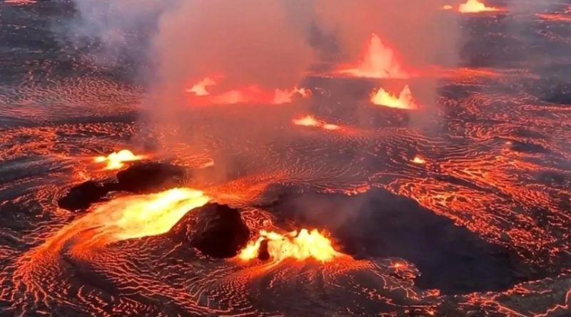 Here is the requested content in Turkish: Kilauea Yanardağı 35'inci