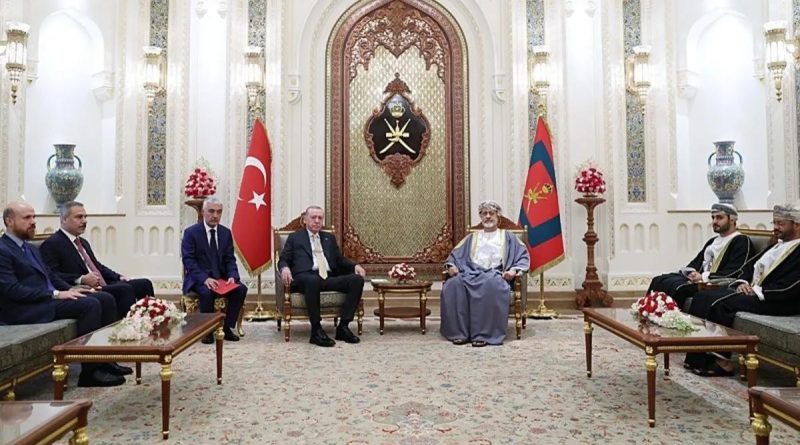 Başlık: Erdoğan ve Umman Sultanı Heysem bin Tarık, Gazze için