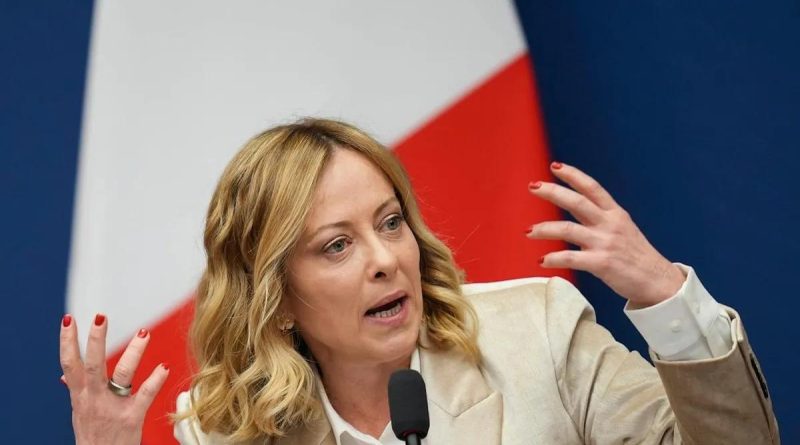 Meloni Uluslararası Ceza Mahkemesi'ne Şikayet Edildi! İtalya Başbakanı Giorgia Meloni,