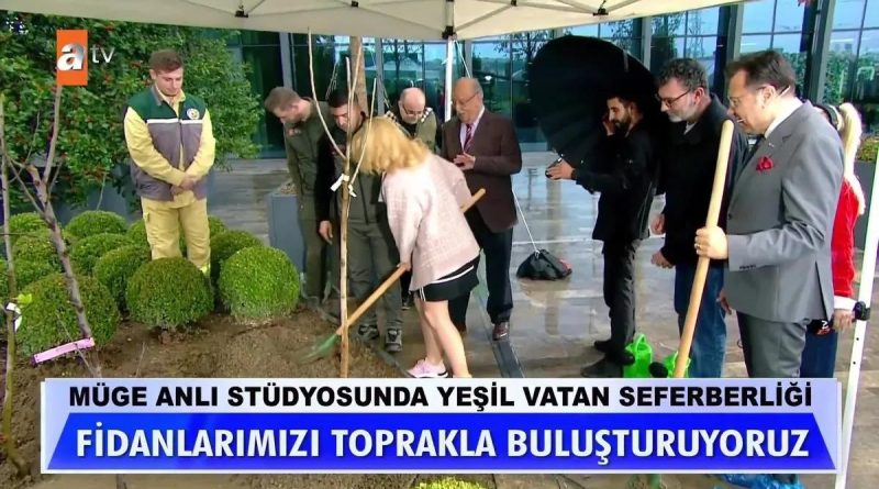 Başlık: Müge Anlı, Geleceğe Nefes Olarak Yeşil Vatan Seferberliğine Destek