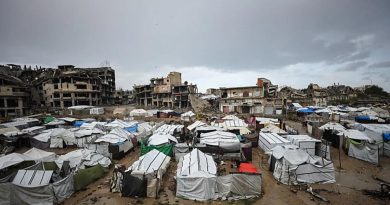 Gazze'de Aileler Sel Tehlikesi Altında Birleşmiş Milletler (BM) Gazze'deki Filistinli