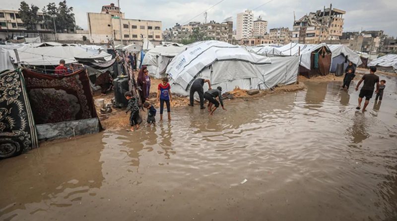 Başlık: Gazze'ye Sağanak ve Su Baskını Uyarısı Yapıldı Gazze'de Zulüm