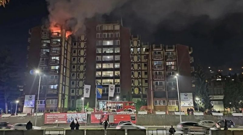 Bosna Hersek'teki Huzurevi Yangınında Can Kaybı 17'ye Yükseldi Bosna