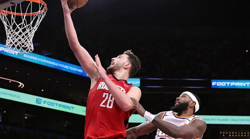 Here is the rewritten text in Turkish: Başlık: Rockets, Suns'u