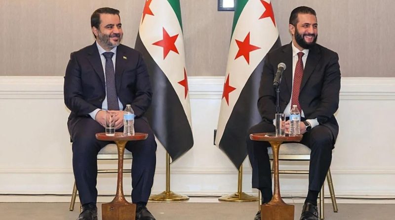 Başlık: Suriye Cumhurbaşkanı Ahmed Şara, ABD Başkanı Donald Trump ile