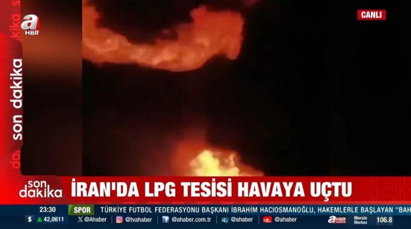 Başlık: İran'da LPG Tesisi Havaya Uçtu! İçerik: İran'da LPG Tesisi