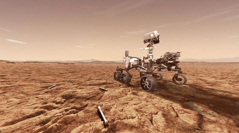 Mars'ta Muhafaza Eden Gizemli Taş NASA'nın Perseverance rover'u, Mars yüzeyinde
