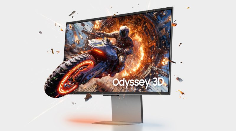 Samsung 6K 3D 1040Hz oyun ekranı geliyor