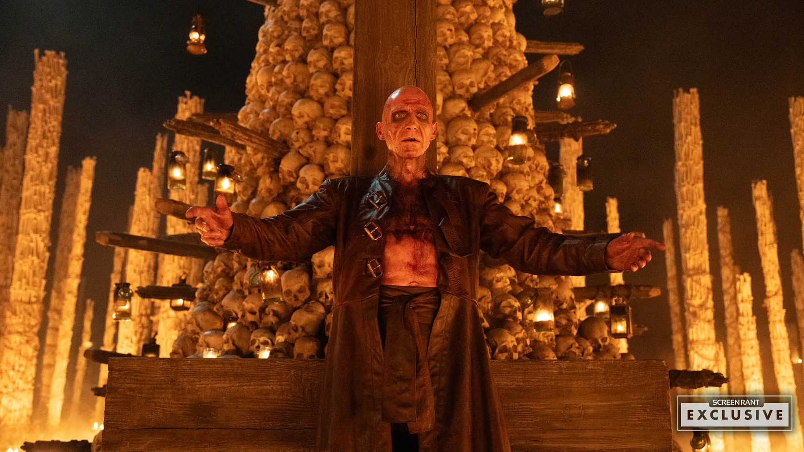 Gizemli ritüel, zamanın izleri, karanlık bir an