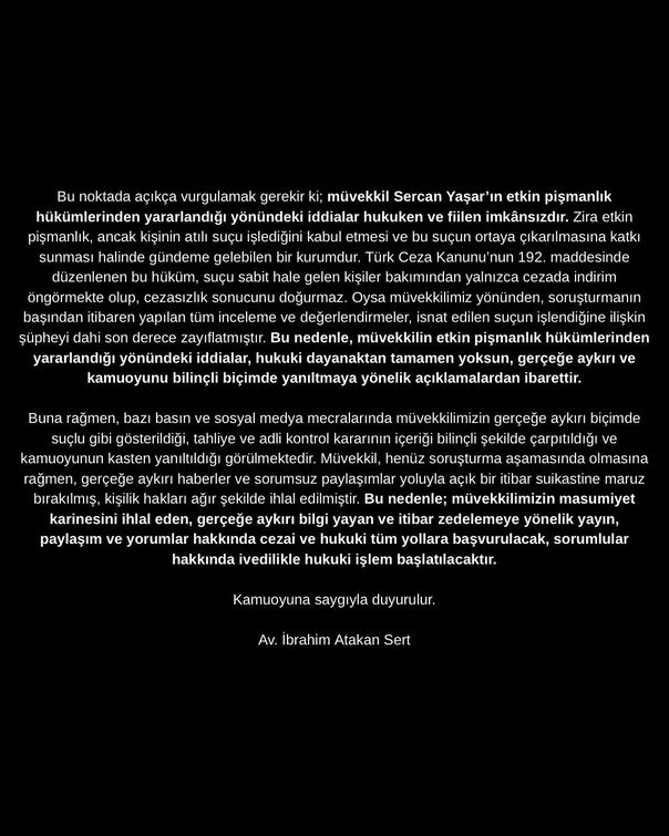 Masumiyet beyannamesi, adalet arayışı, sessiz çığlık