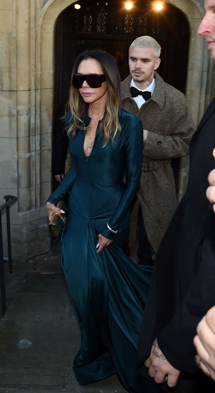 Aşk, mutluluk, aile, Beckham'lar da dahil, unutulmaz bir düğün