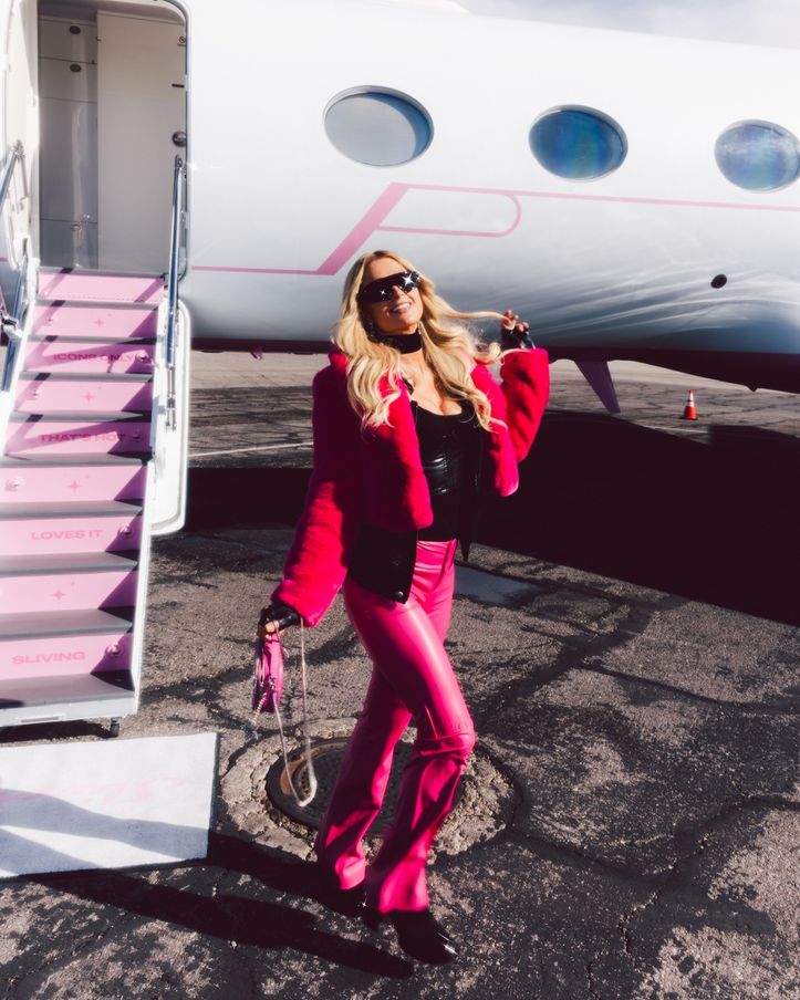 Pembe kort, lüks, eğlence, Paris Hilton, tenis, gösteriş