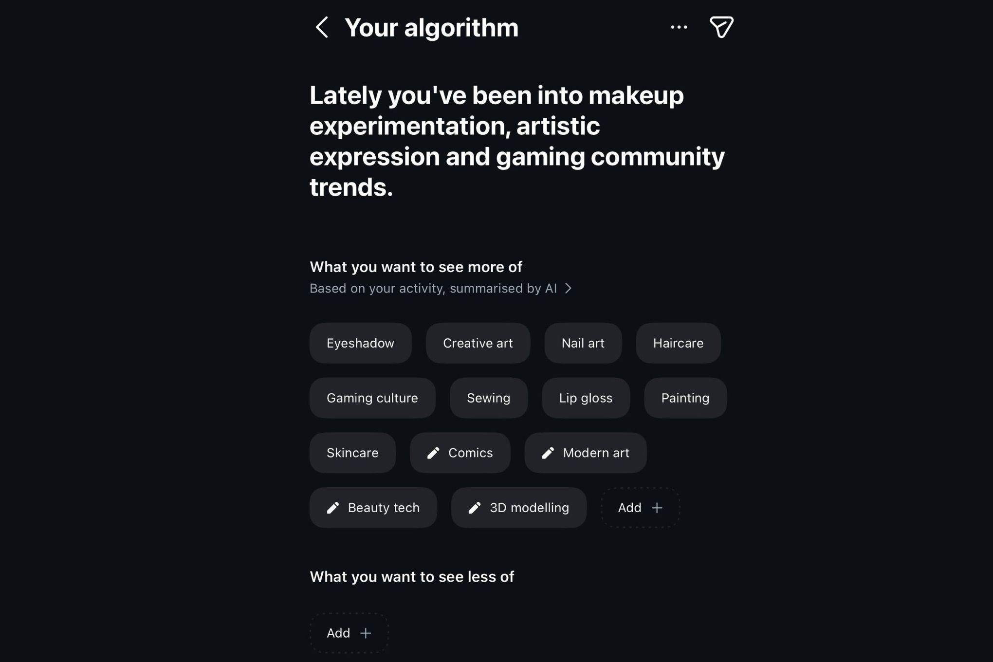 Keşfet sekmesiyle kontrol sende, içeriği sen seç