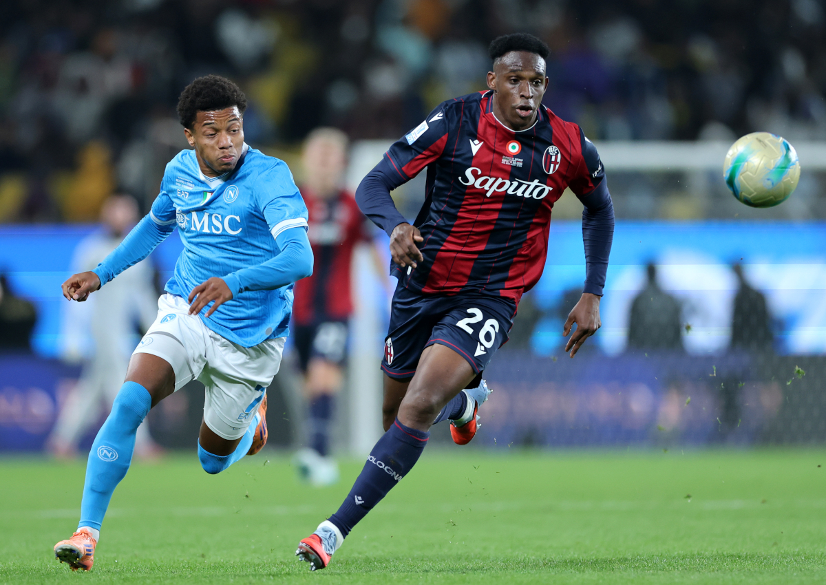 Italiano: Bologna kaybederken, Napoli'nin performansına hayranitudu saygı duymaktadır