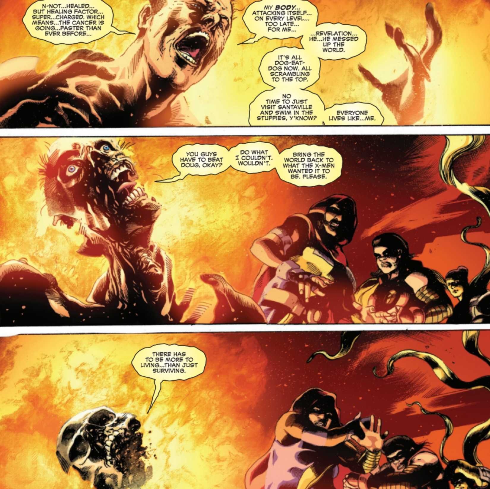 Yenilmez miyim sanıyorsun, Wade Wilson?