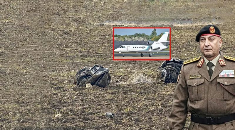 Haymana'da düşen uçak, Libya'yı yasa boğdu, şüpheler büyüyor