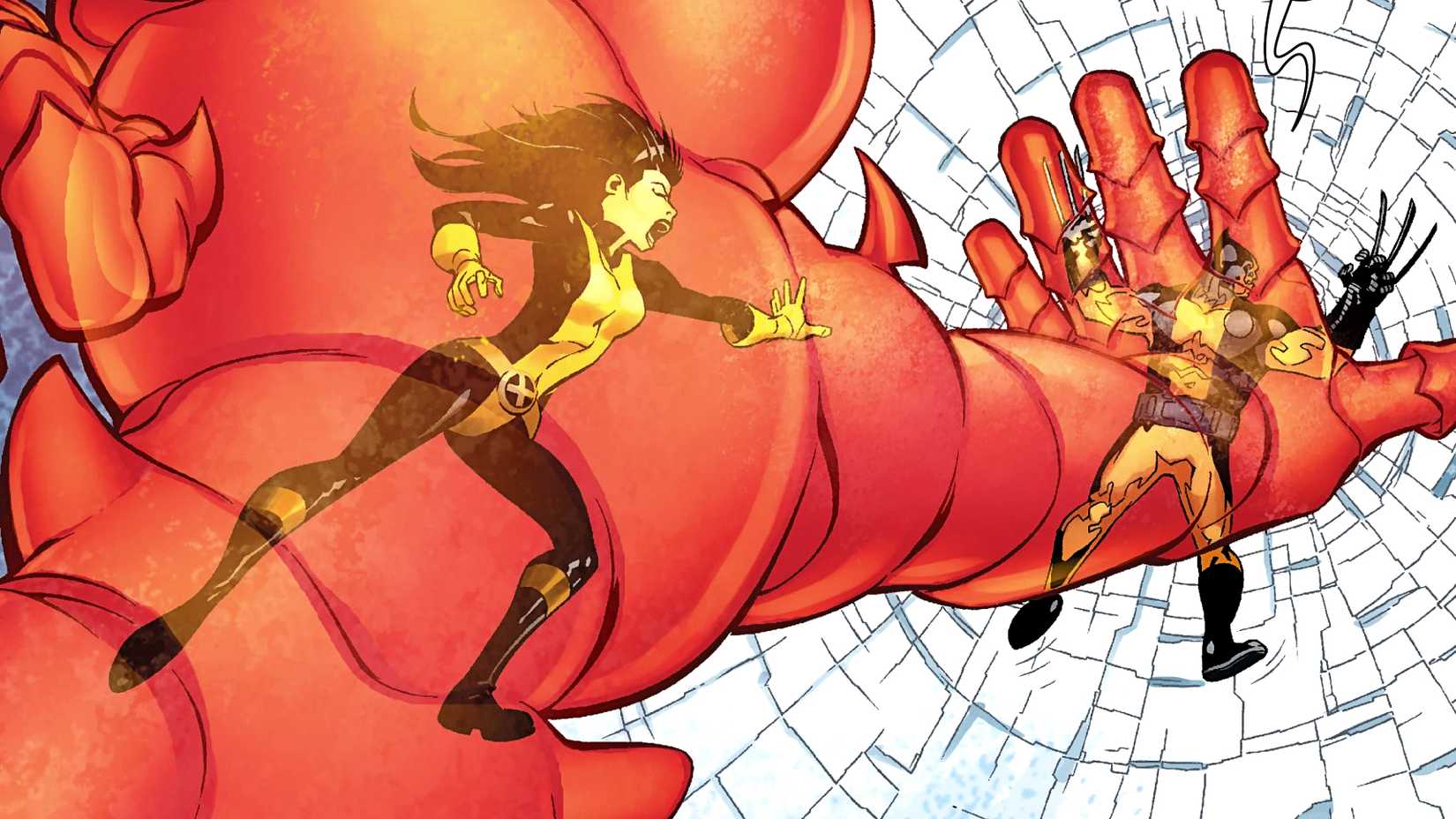 Kitty Pryde, gölgeye dalar kılıçla parçalanmaz