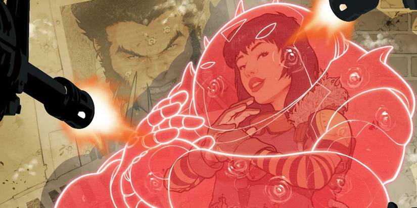 Kitty Pryde geçiş yeteneğiyle Wolverine'in kılıcını aşırı zorlaştırır