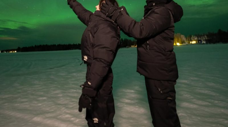 Gökyüzü, aşk, ışık, mutluluk, anı, romantizm, kuzey, tatil