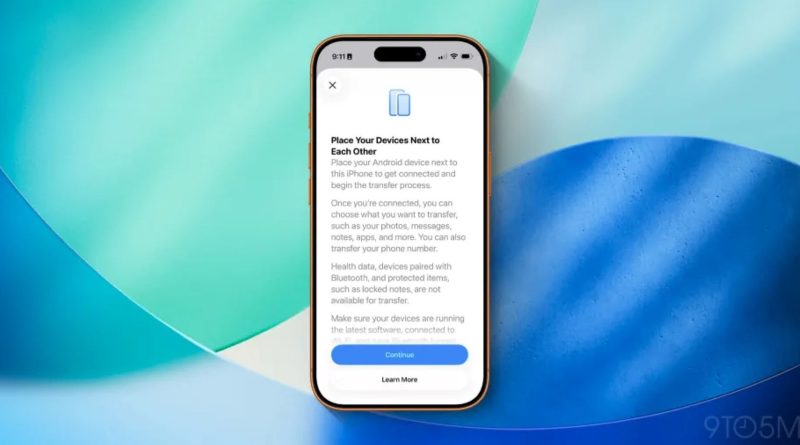 iOS 263 beta, Android geçişi için yeni araçlar getirdi