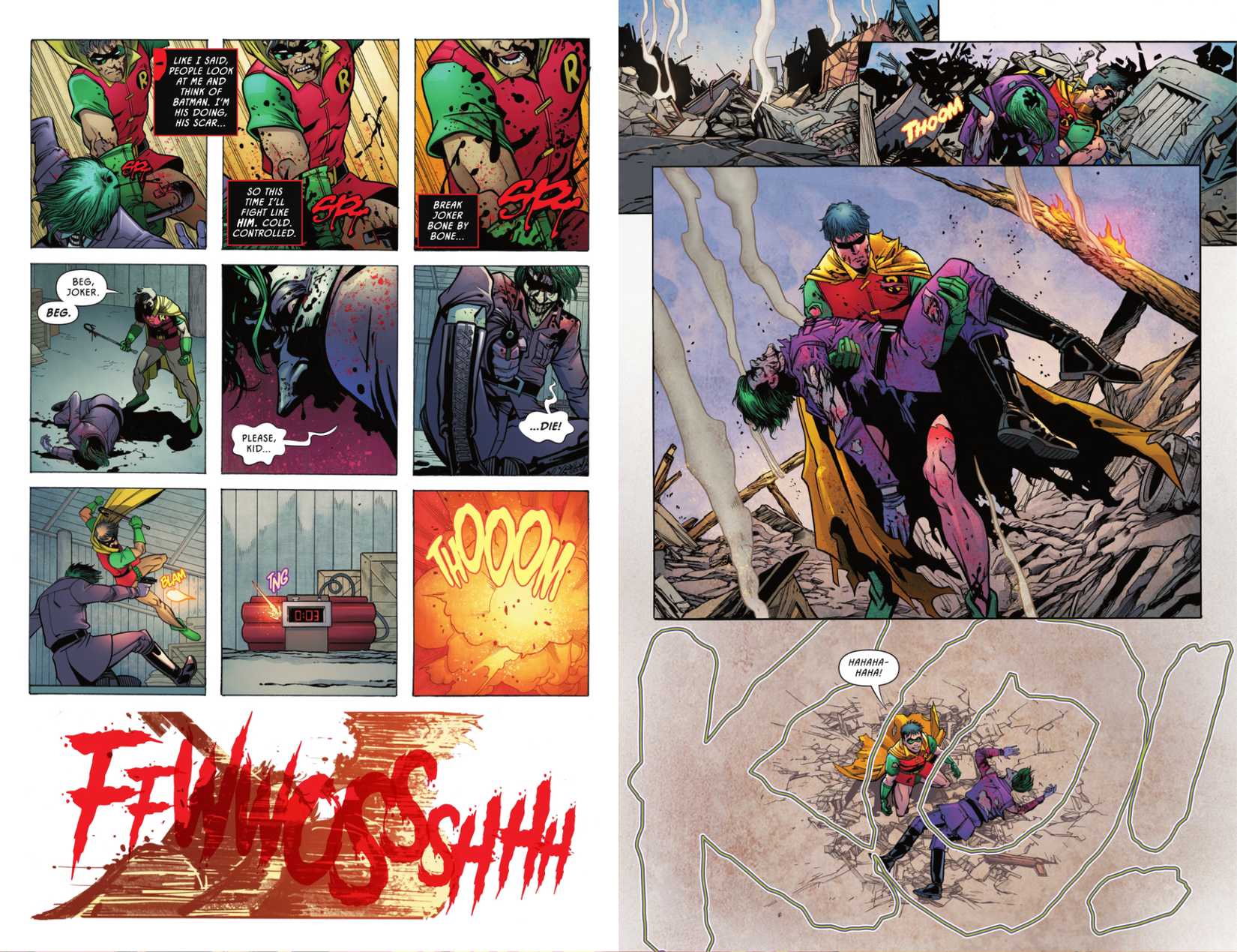 Karanlık hesaplaşma, intikam ateşi, Red Hood yükselişte