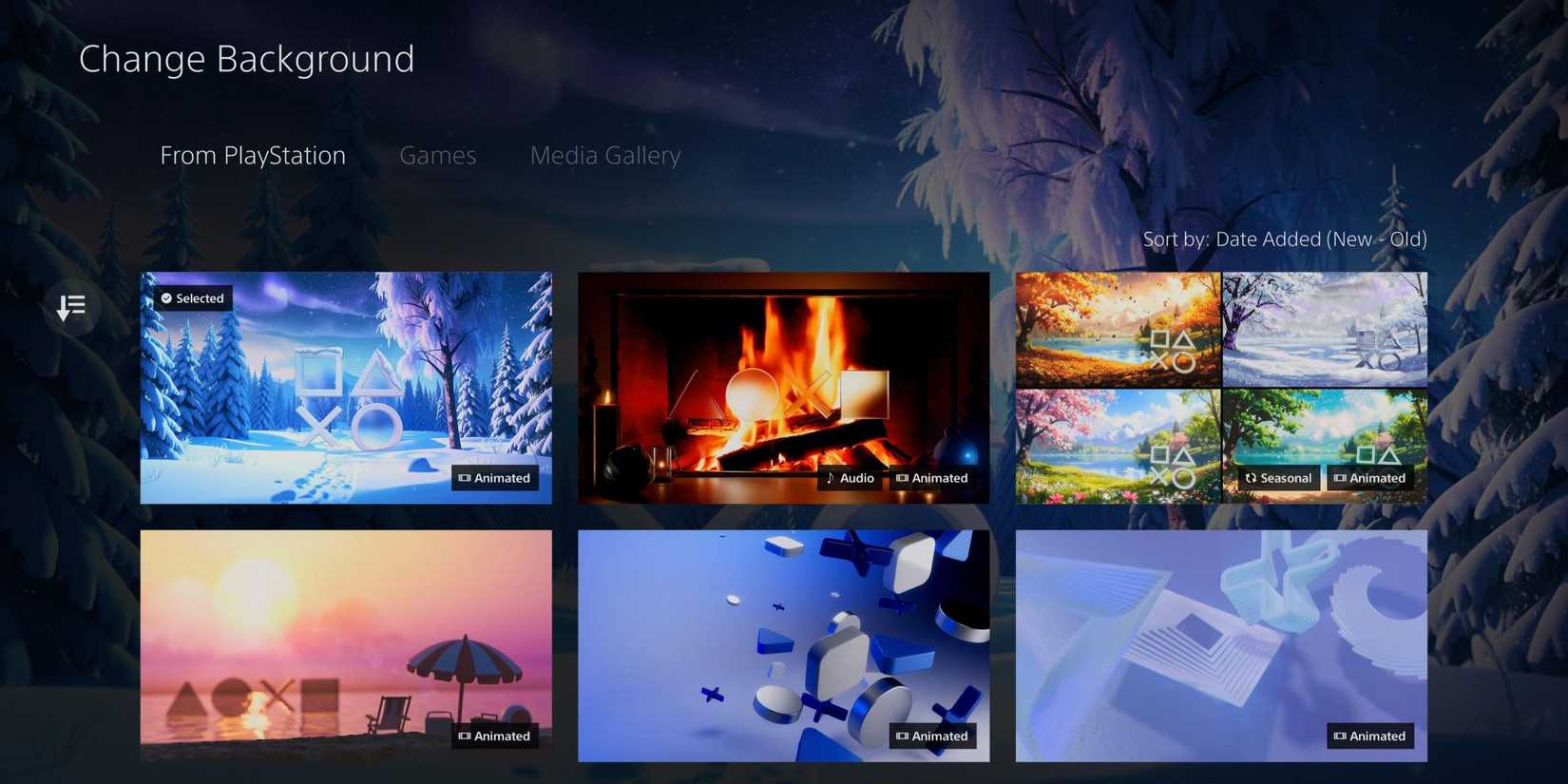 PlayStation Noel arka planı indir ücretsiz oynayalım