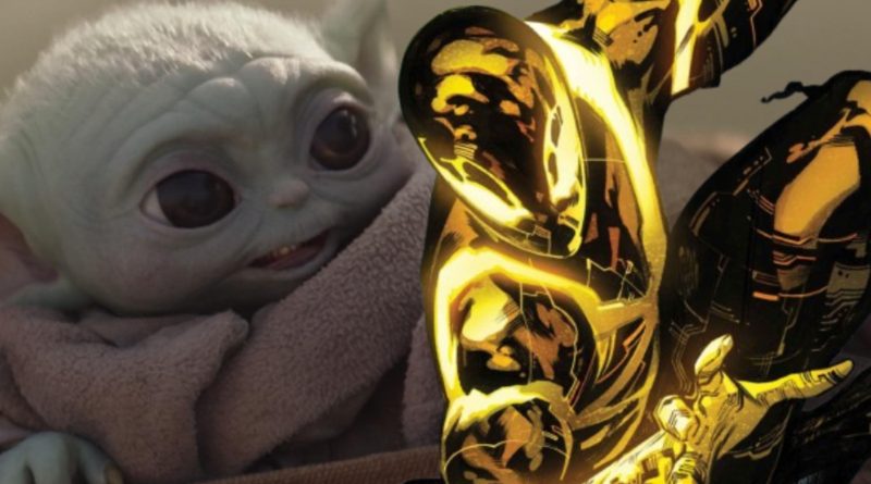 Minik yeşil dost, galaksinin yeni kahramanı gibi