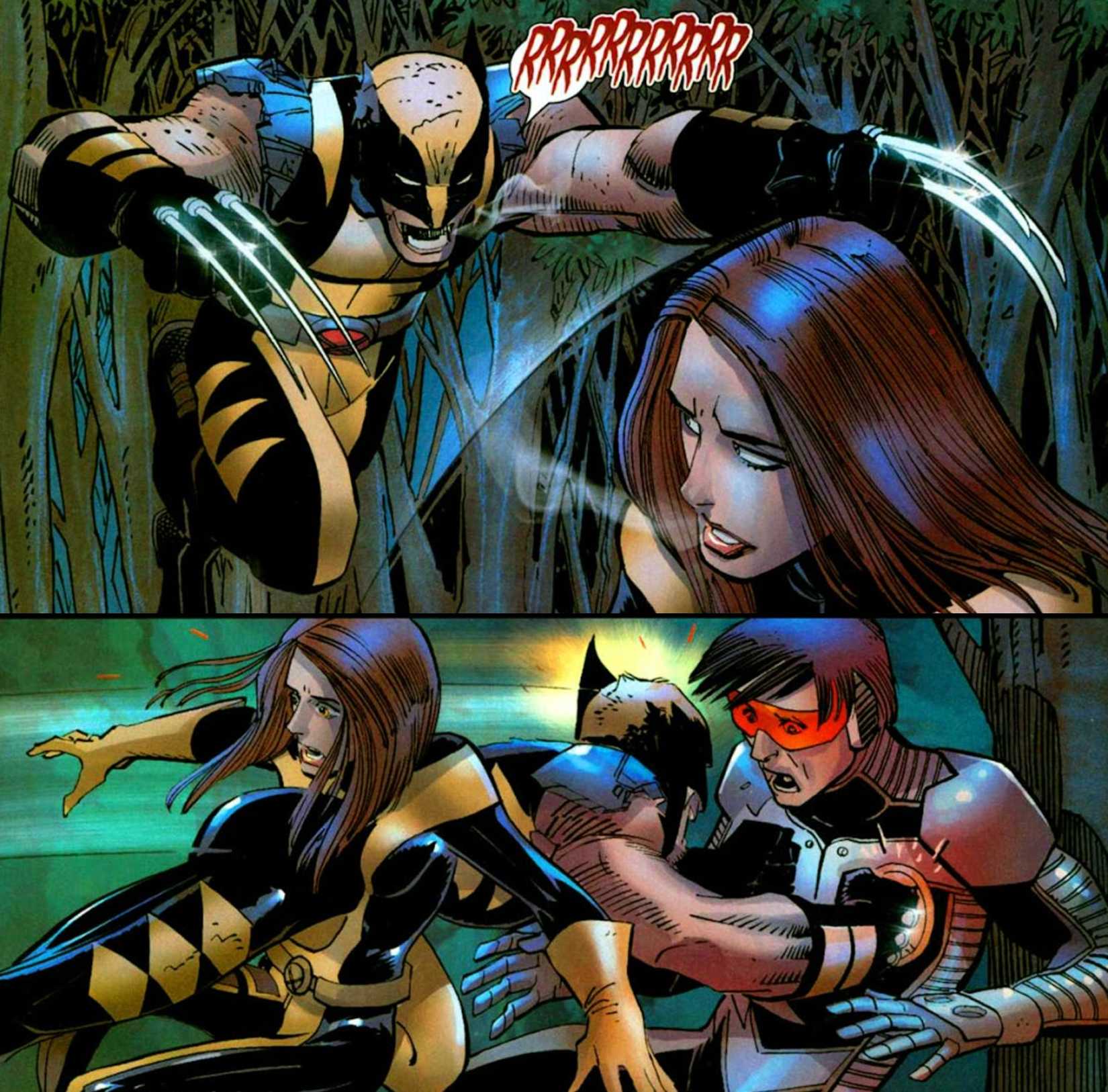 Kitty Pryde gölge dünyasında kaybolur, adamantyum kılıçlar etkisiz kalır