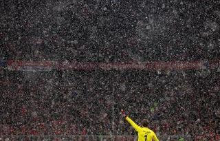 Karla kaplı sahalar, heyecan dorukta, mücadele başlıyor