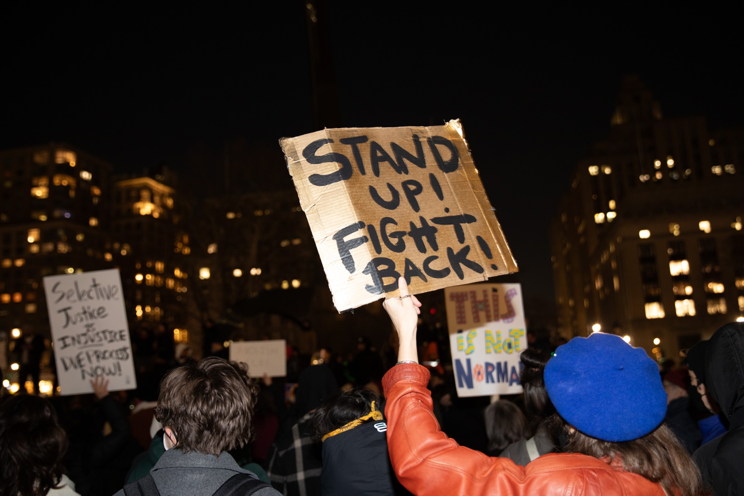 Adalet arayışı, New York sokaklarında yankılandı