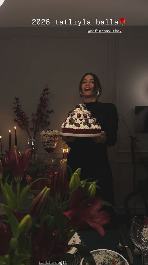 Gülüşüyle yeni yılı karşıladı, enerji dolu bir başlangıç