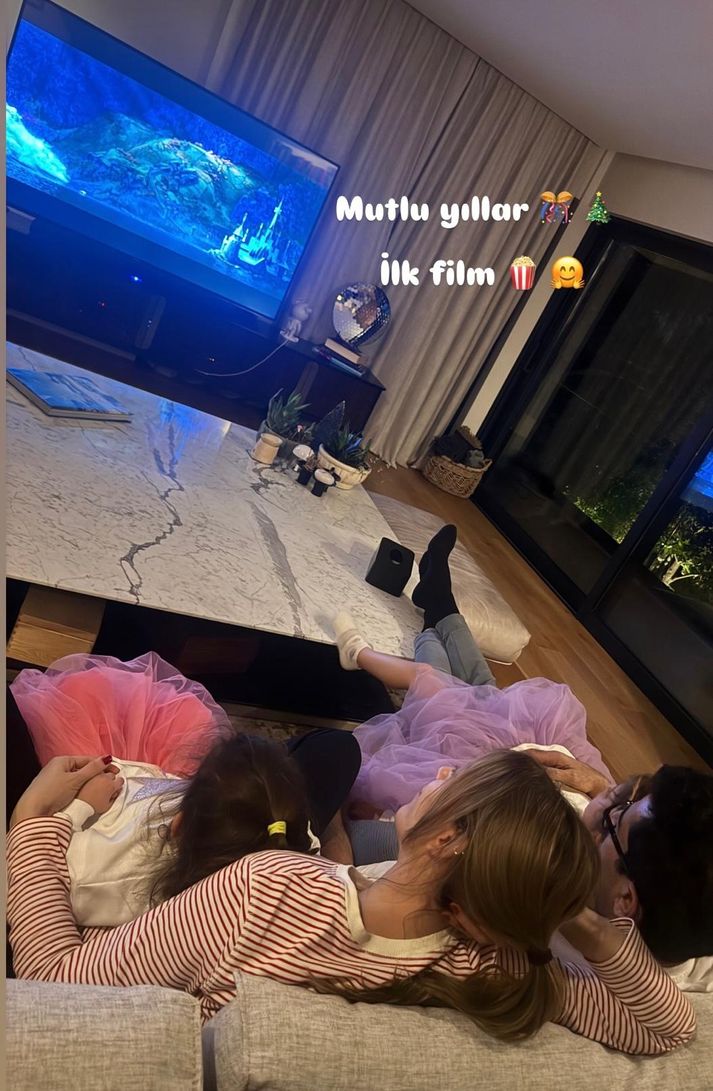 Ailecek mutluluk, yeni yılın getirdiği huzur