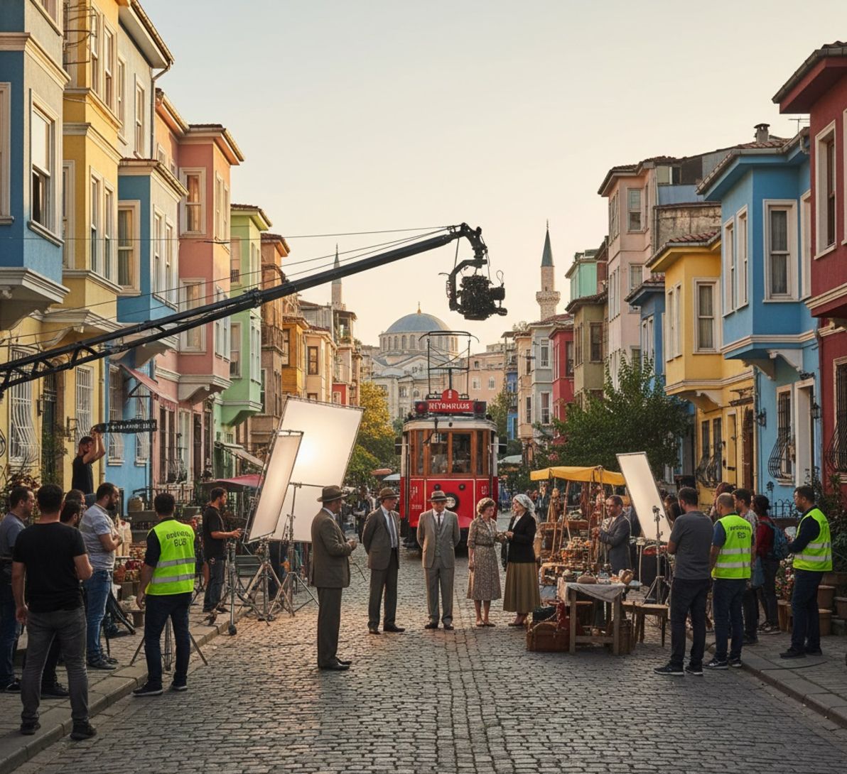 İstanbul, çekimler için yeni düzen, şehir üç bölüm