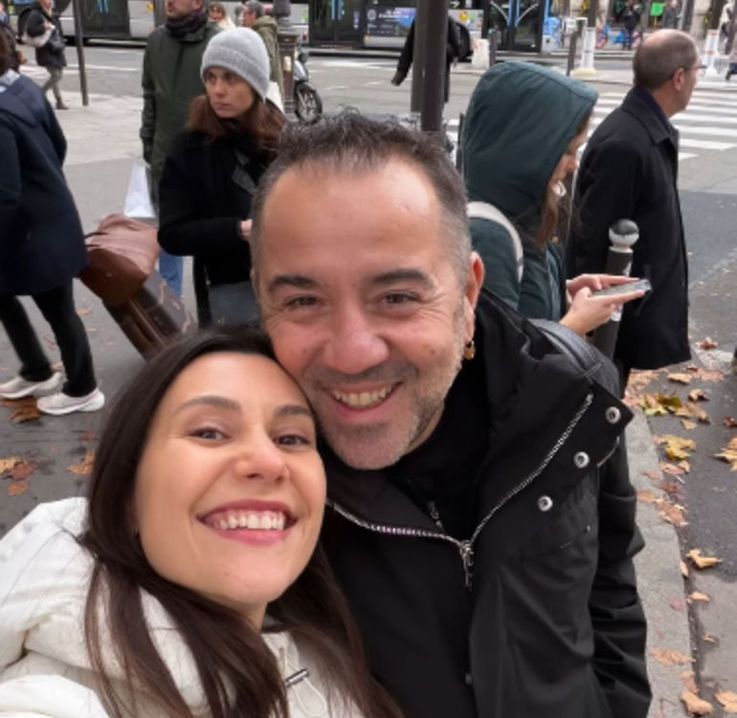 Gökkuşağı altında aşk, Bodrum'da tatil anı yakalandı