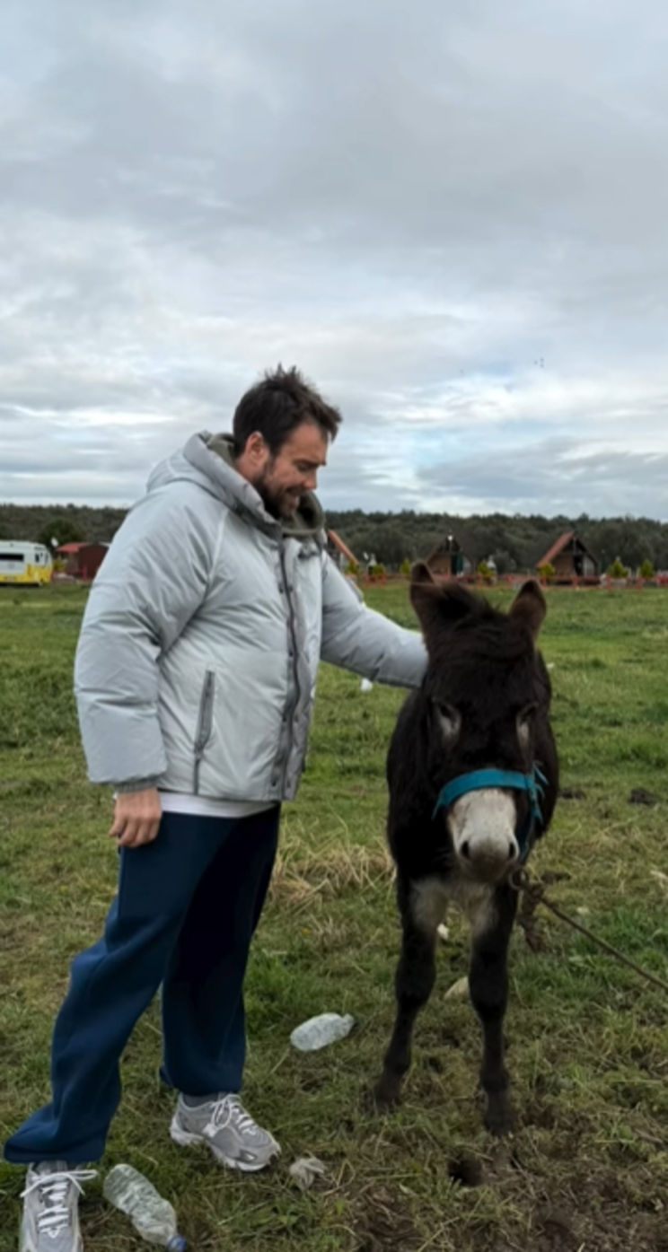 Köyde aşk, sette kahkaha, mutluluk anları yakalandı