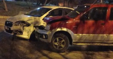 Çarpışma anı, hasar, Sincan trafiği, dikkatli olun