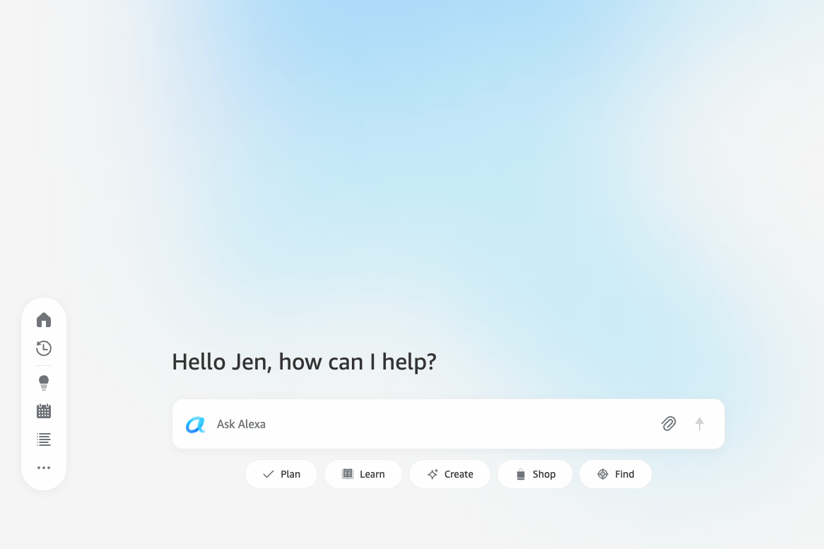 Yapay zeka deneyimi tarayıcıda, Alexa ile evrimleşiyor