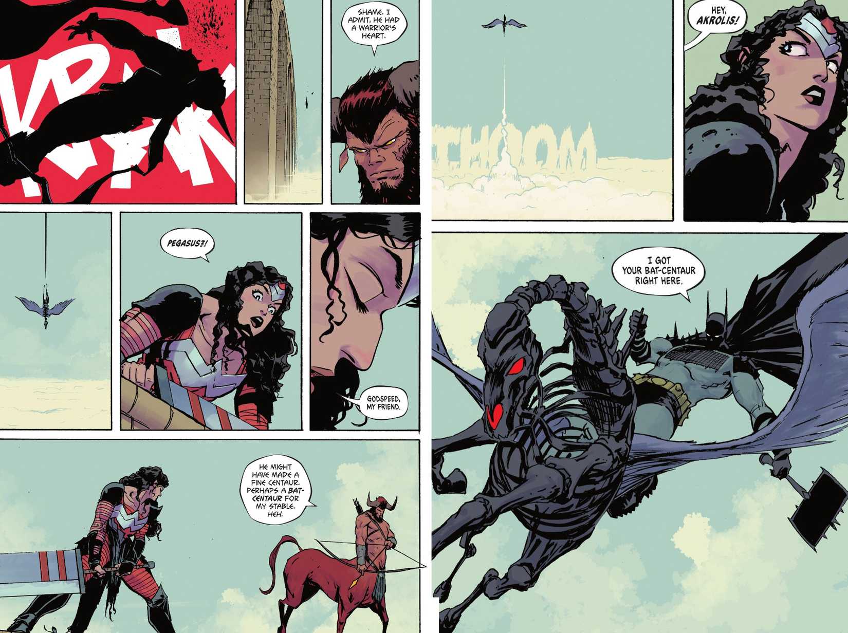 Gökyüzünde siyah at, Gotham'a yeni bir efsane!